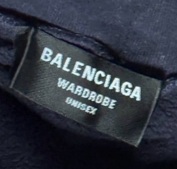 Кофта Balenciaga Quest Hoodie In Navy