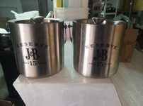 Frapes em inox com tampa