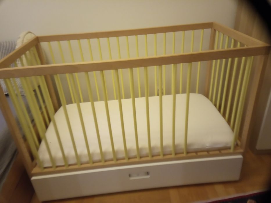 Łóżeczko niemowlęce dla dziewczynki chłopca 120x60