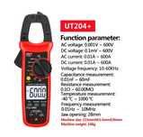 Токовые клещи мультиметр постоянного и переменного тока Unit-t 204+