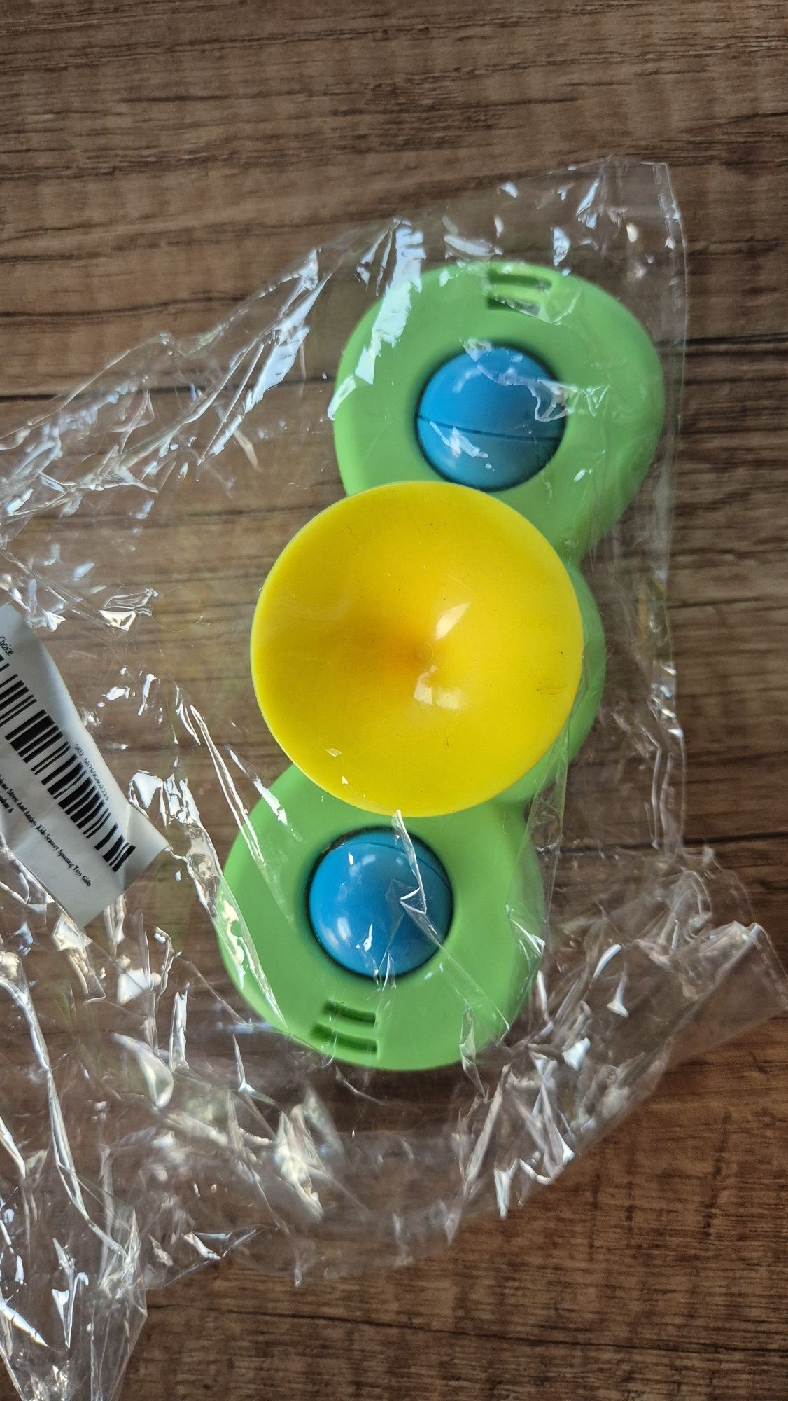 Fidget spinner spinek obrotowy z przyssawką sensoryczne kąpiel dla dzi