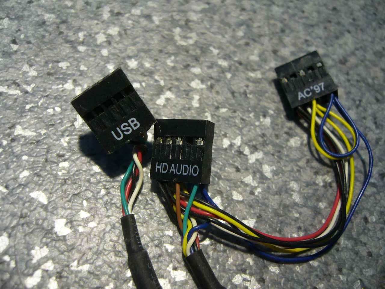 Gniazda USB i audio panel przedni do komputera