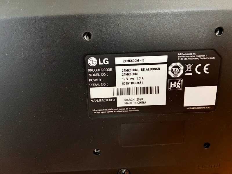 Monitor 24 polegadas LG