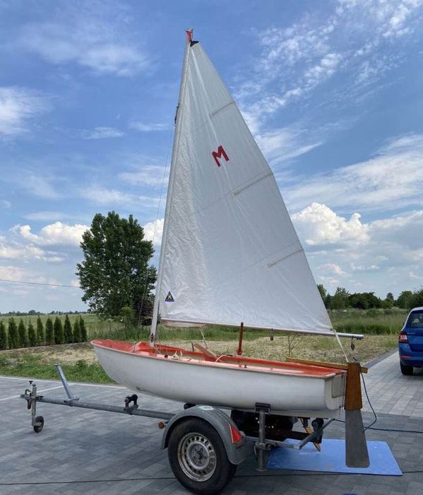 ZESTAW łódka z wózkiem slipowym wraz z zaczepem do haka