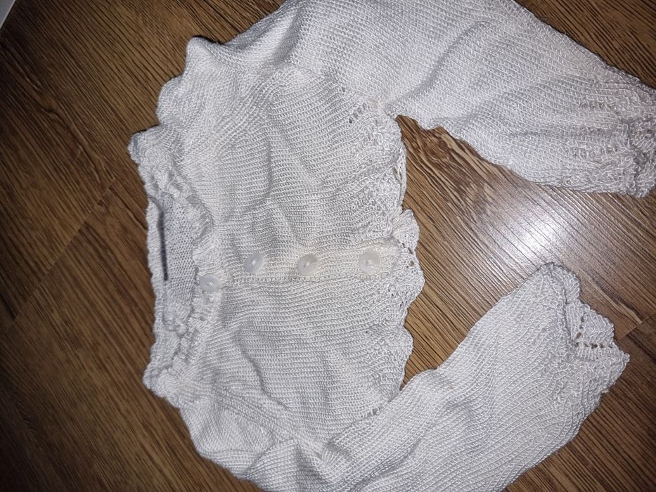 Bolerko białe, bolerko czerwone rozm. 80