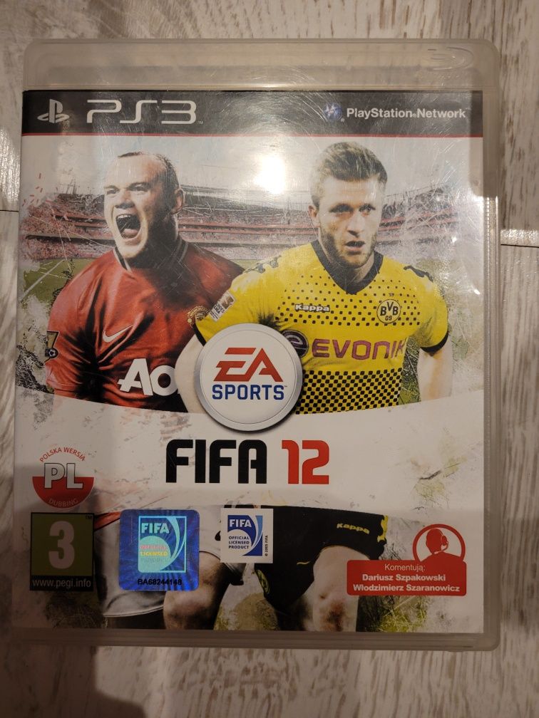 Gra playstation 3 Fifa 12 ps3