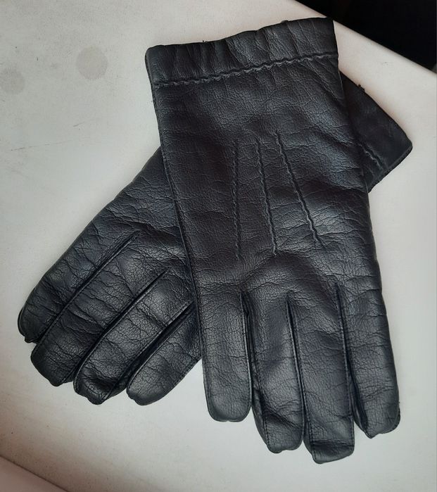 Натуральна ШКІРА чоловічі перчатки рукавицы кожа