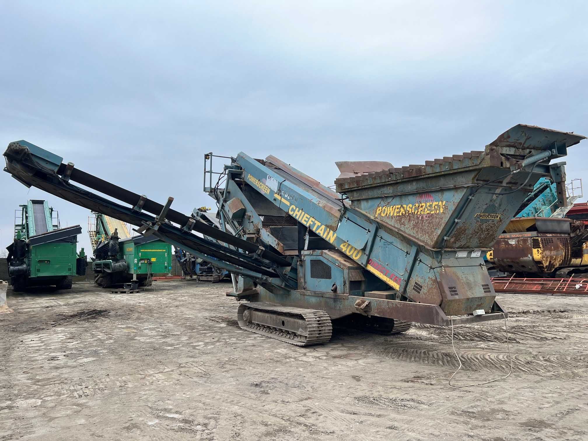 Powerscreen Chieftain 400 Mobilny przesiewacz Sortownik na Usługi