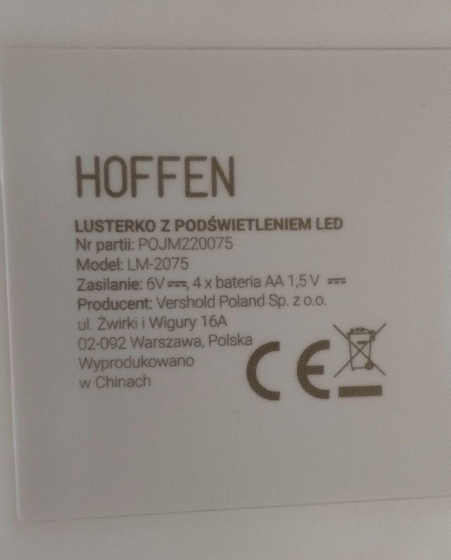 Lusterko podświetlane LED do makijażu lustro regulowane toaletka 79zł