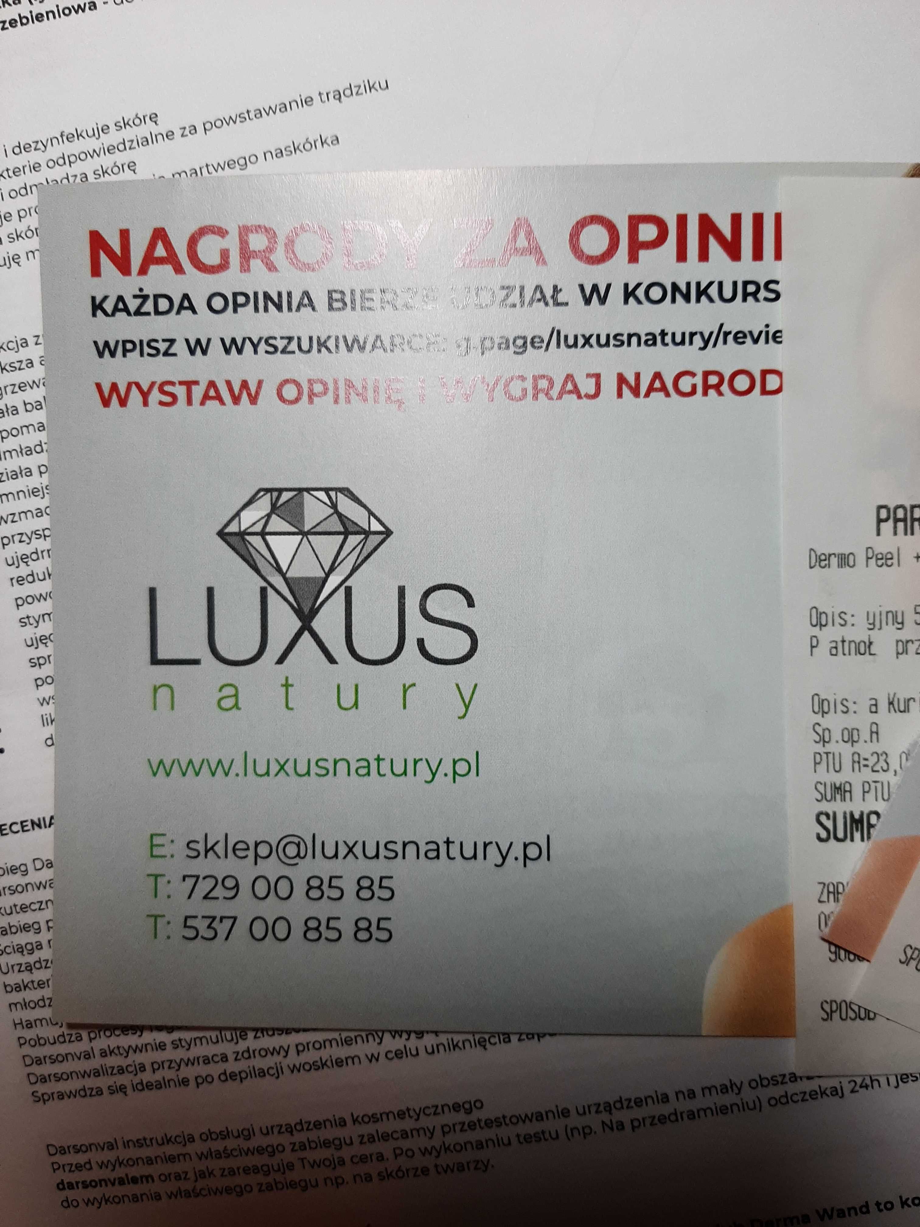 Peeling kawitacyjny prądy Darsonwala uroda twarz niedoskonałości włosy