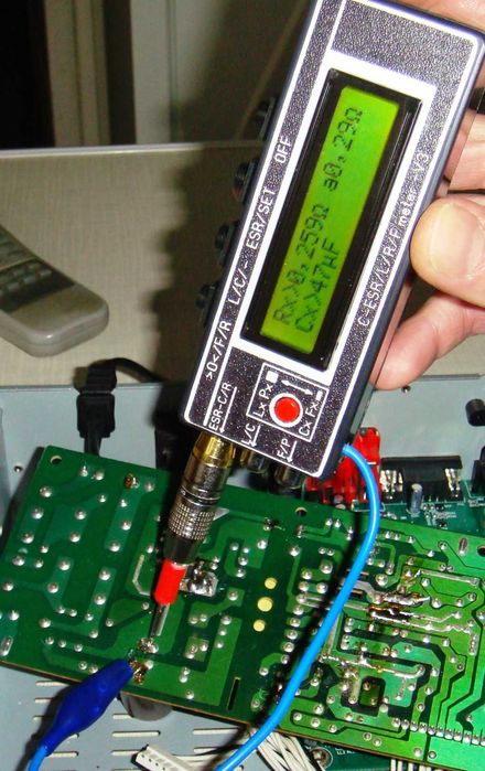 Измеритель ESR-С+CLF м63-V3 внутрисхемный анализатор