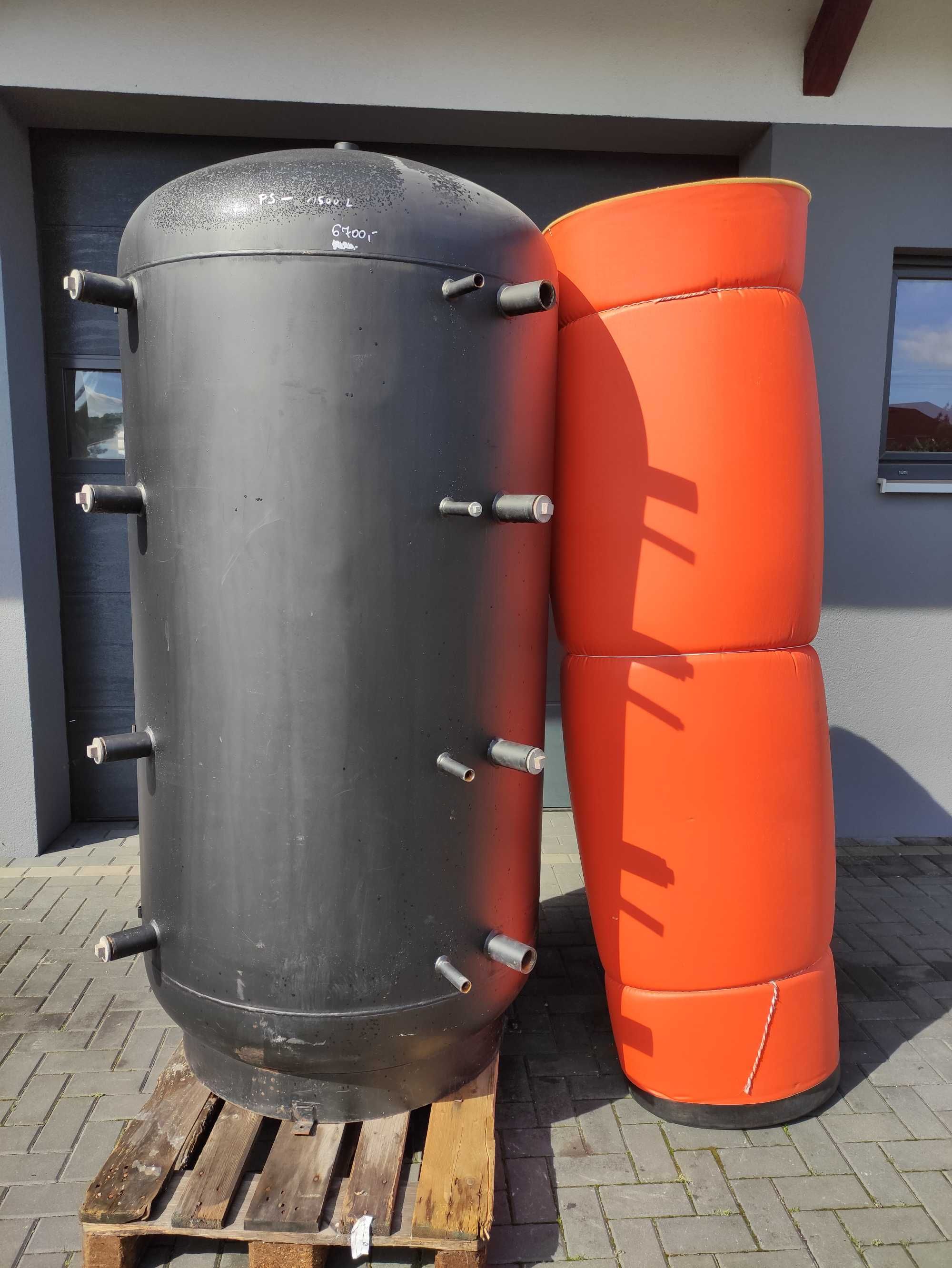 Bufor 1000 L zbiornik stalowy NAU Citrin Solar TML ocieplony