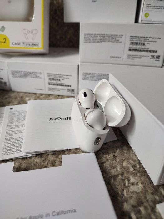 Airpods pro 2, шумоподавління та прозорість чіп airoha бездротові наву