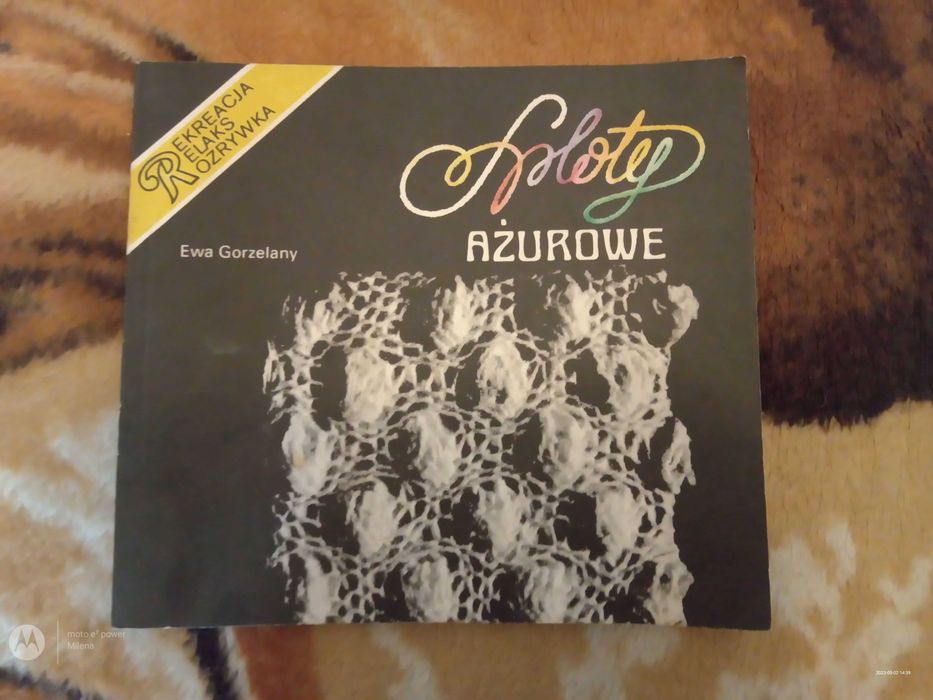 Sprzedam książkę sploty ażurowe Ewa Gorzelany