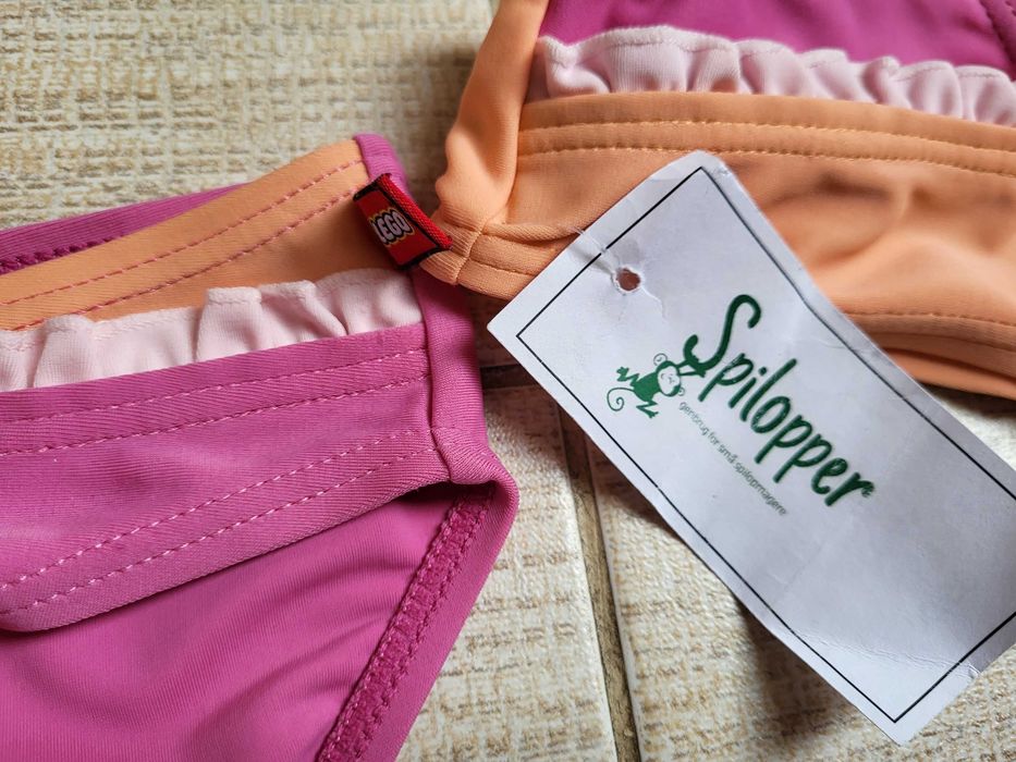 strój, kostium kąpielowy dwuczęściowy Lego 116 nowy z metką