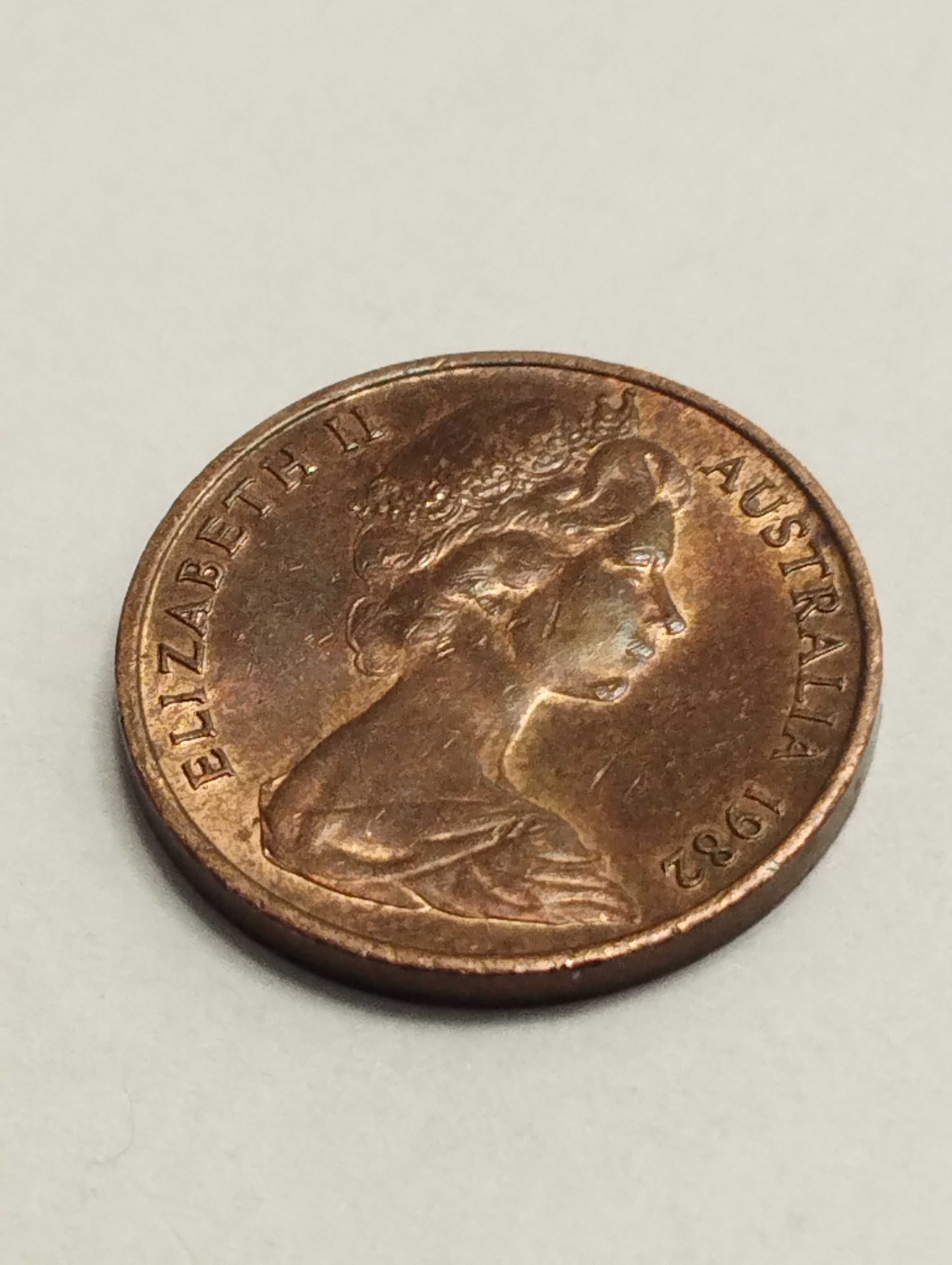 Sprzedam monetę Australia 1 cent 1982r.  stan bdb.