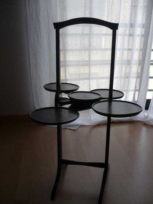 Mesa de apoio vintage em madeira