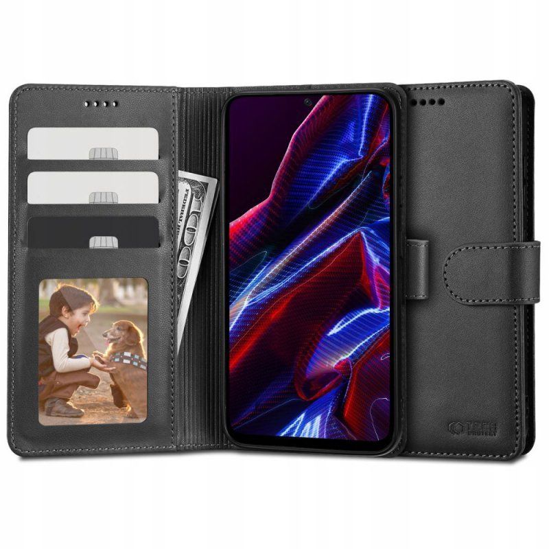 Tech-Protect Wallet Xiaomi Redmi Note 12 5G / Poco X5 5G Black