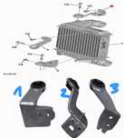 Mocowanie intercoolera Peugeot Rifter Partner Citroen Berlingo Opel