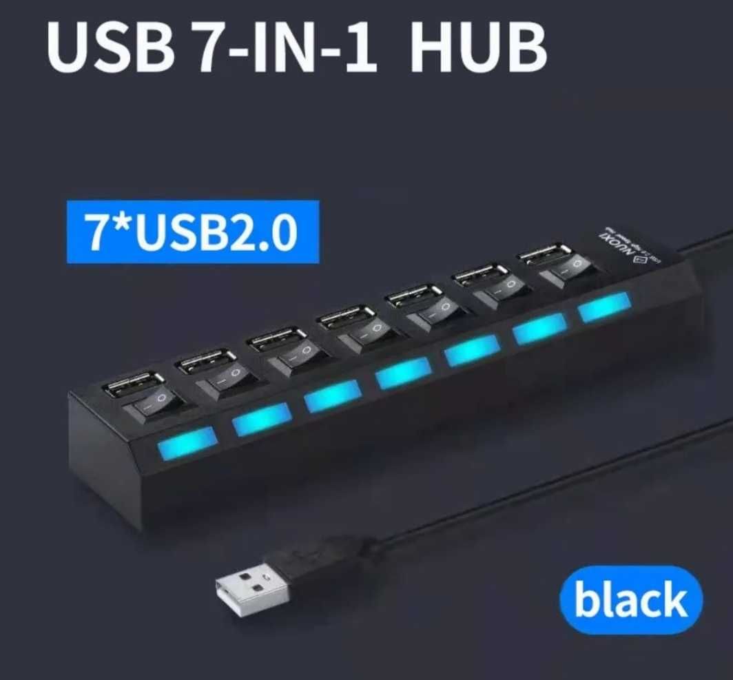 Hub USB com 7 entradas