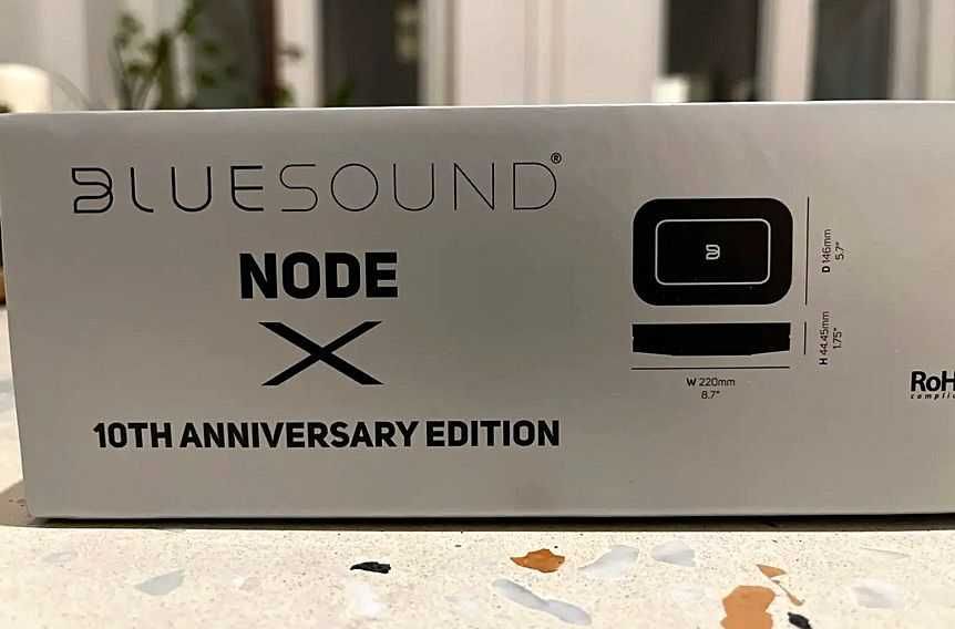 Bluesound Node X 10th Anniversary Streamer + akcesoria