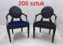Krzesło Fotel Medalion Loft Glamour dostępne 200szt do restauracji