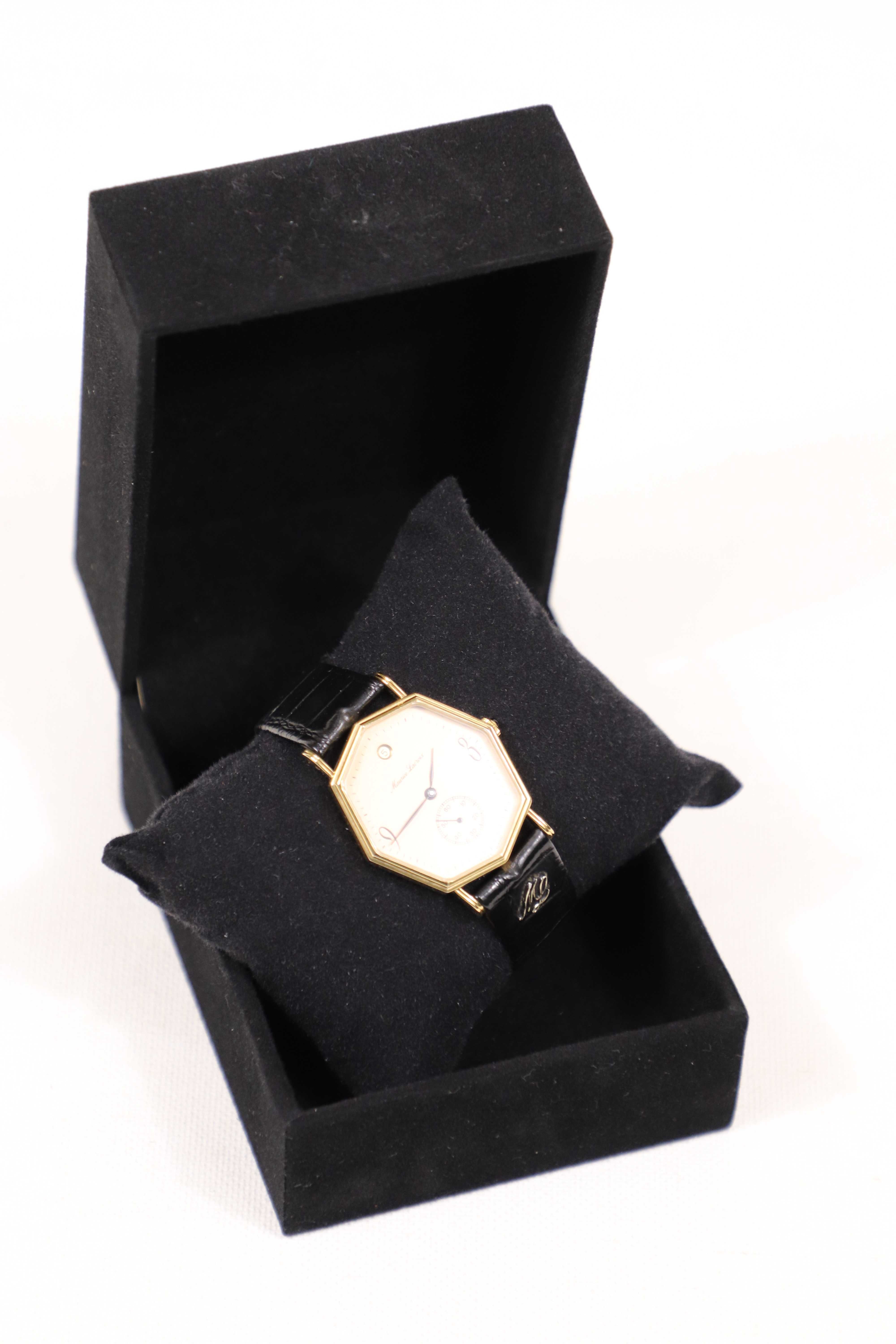 Relógio Maurice Lacroix antigo de pulso de mulher - Corda/Gold Plated