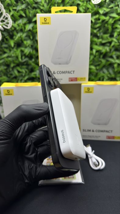 Магнітний павербанк Базеус 6000 mAh 20w Baseus magnetic powerbank