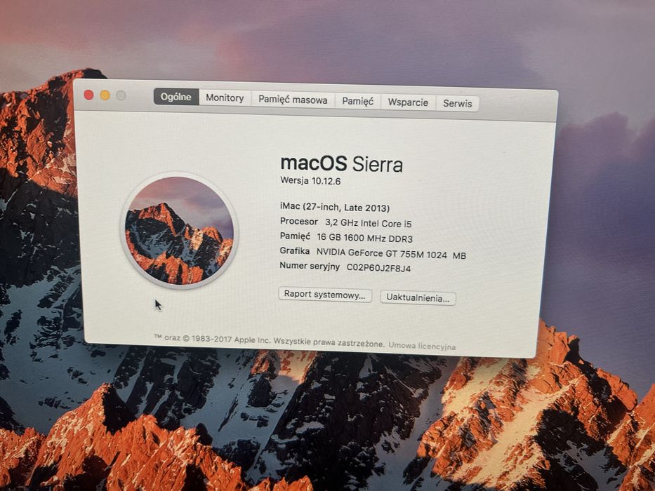 IMac 27’’ 3,2 GHz i5. 2013 1TB 16GB