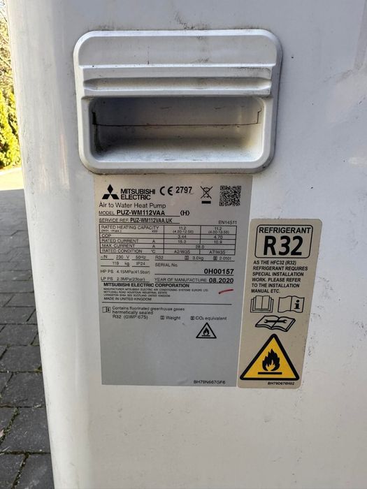 Pompa ciepla mitsubishi 5kw i 11.2kw