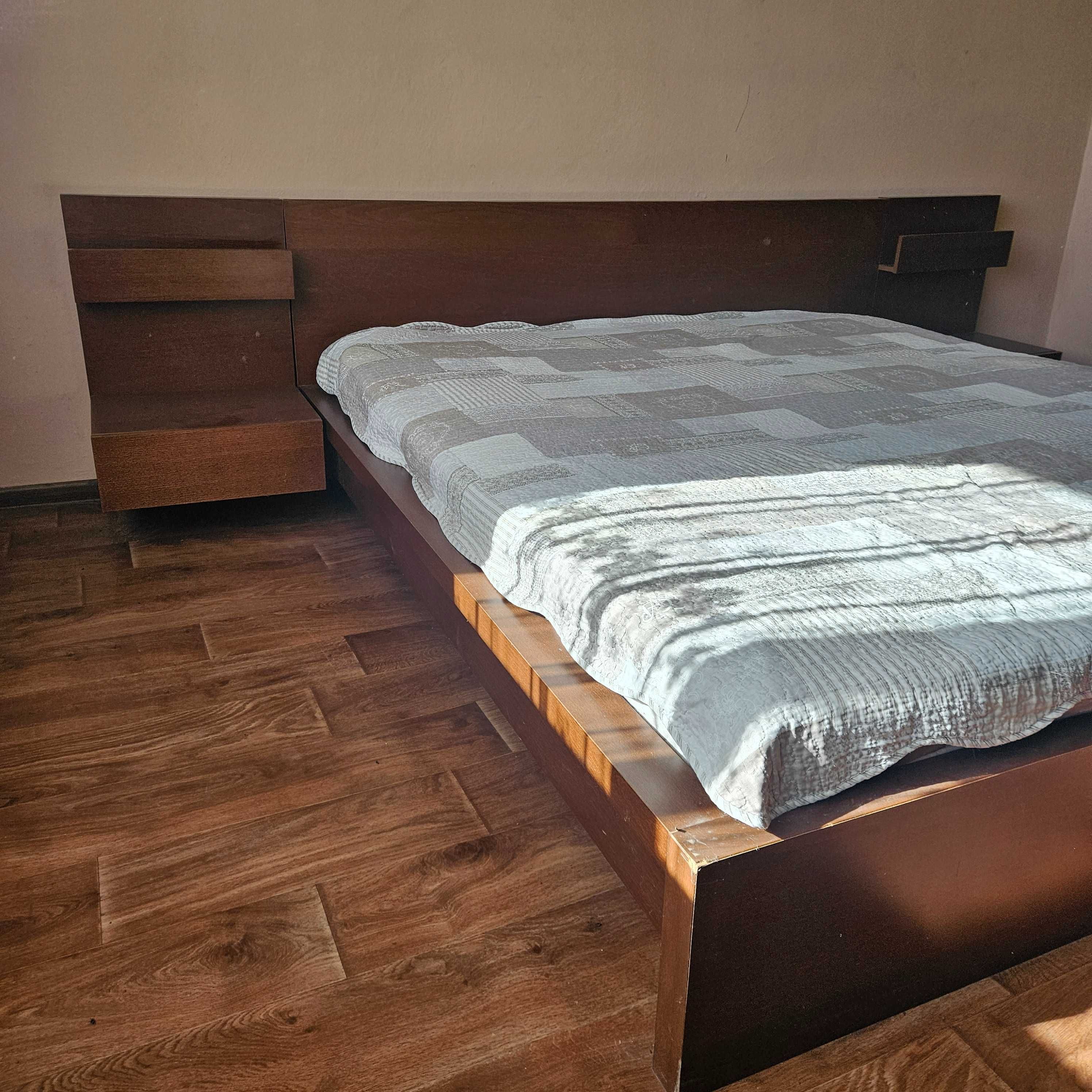 łóżko sypialne 200/200 szafka 2szt 50