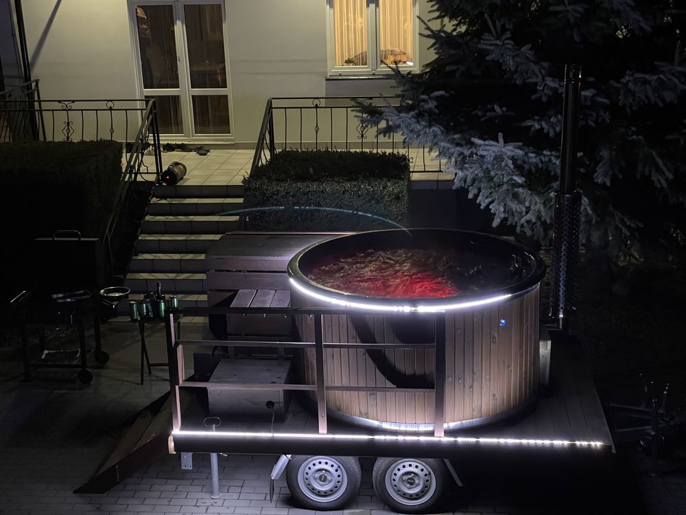 Mobilna Balia SPA Ruska Bania Jacuzzi na kołach wynajem