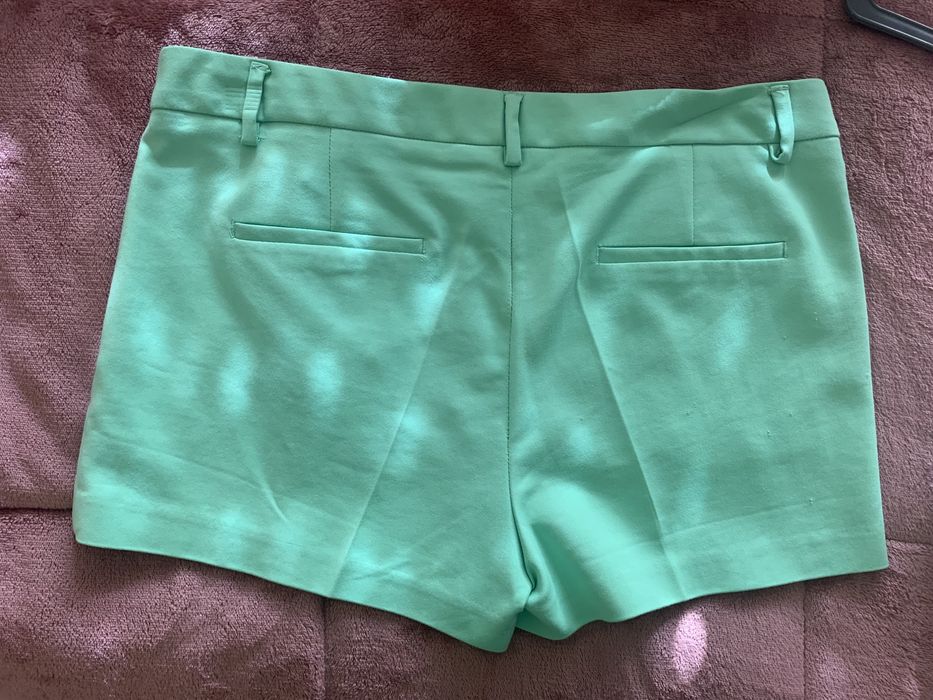 Calções senhora verde-água tamanho L “Zara”