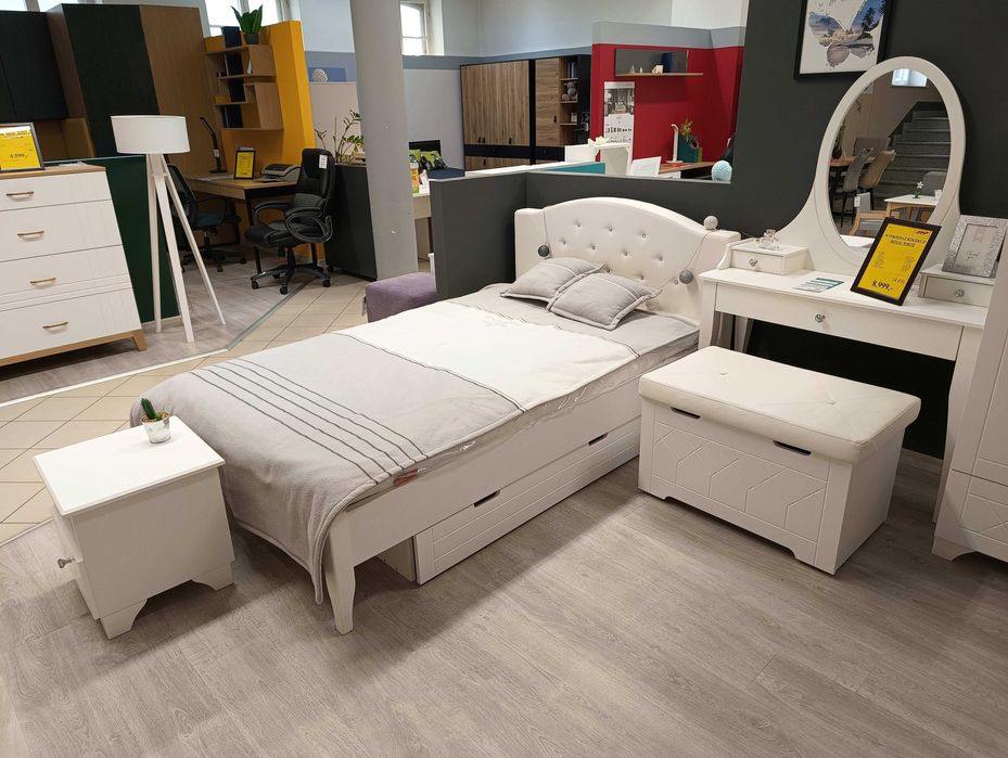 zestaw młodz. MEBLIK ROYAL WHITE, zmiana ekspozycji,TANIEJ o  5 451 zł