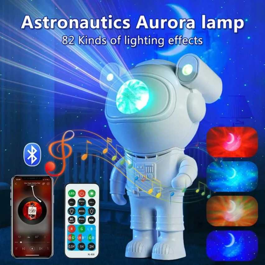 Projetor de Luz Astronauta com Coluna de Som (NOVOS)