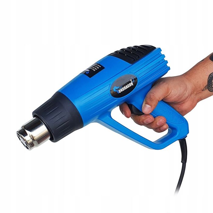 Opalarka Elektryczna 2000w 2 Biegi 4 Dysze Walizka