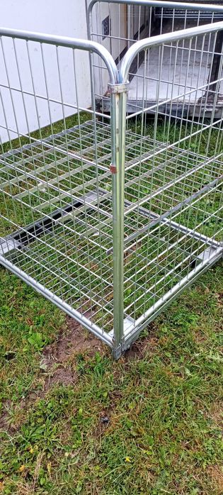 Wózek transportowy siatkowy, magazynowy sklepowy