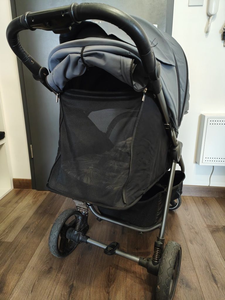 Spacerówka Espiro Wave 2023 Wózek Spacerowy 217 Anthracite Stone