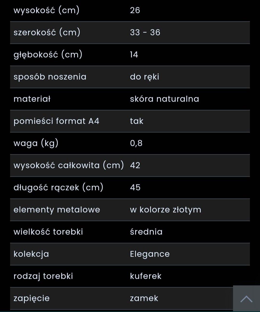 Wittchen torebka ze skóry