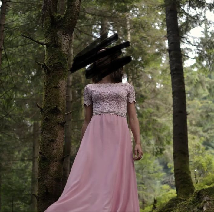 Платье женское выпускной вечернее длинное