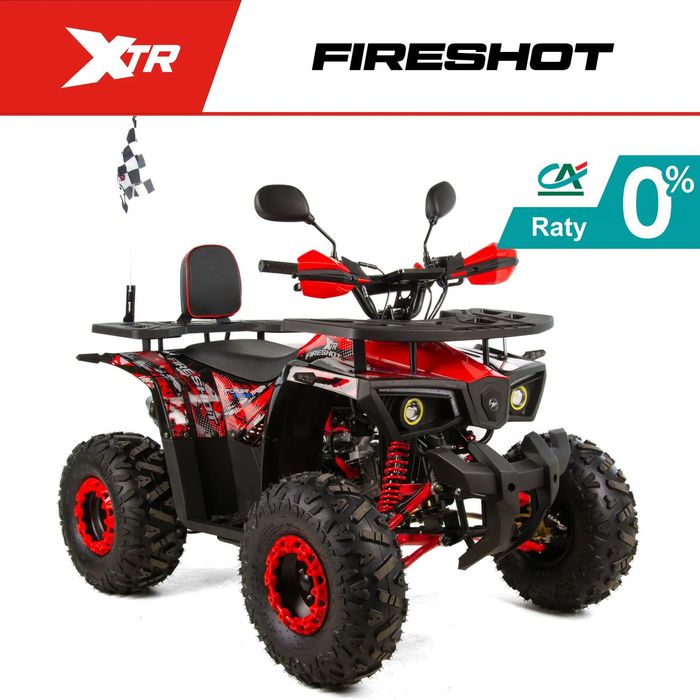 XTR Inny QUAD 125 XTR FIRESHOT światła led STORM auto transport raty +gratisy