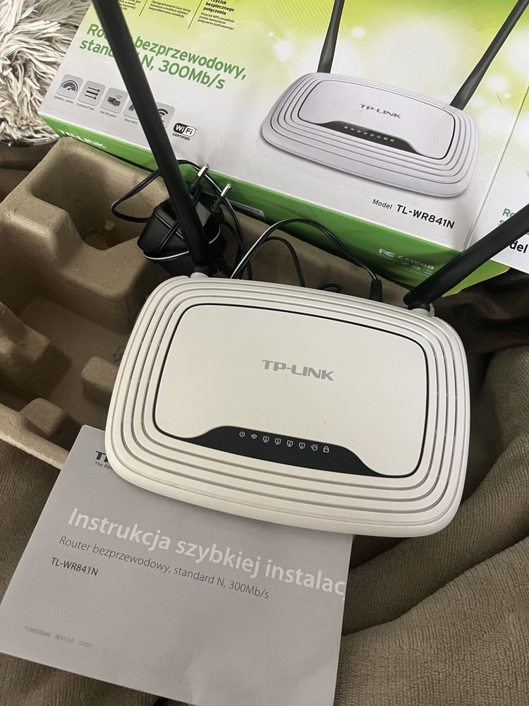 TP-LINK Router bezprzewodowy duży zasięg 300Mb/s