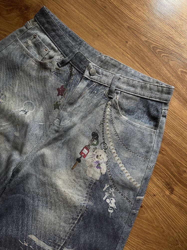 Baggy shorts opium Широкі шорти acne studios jeans bershka skater fit