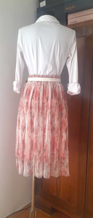 Tiulowa, romantyczna spódnica w kwiaty, nowa z metką, Reserved.