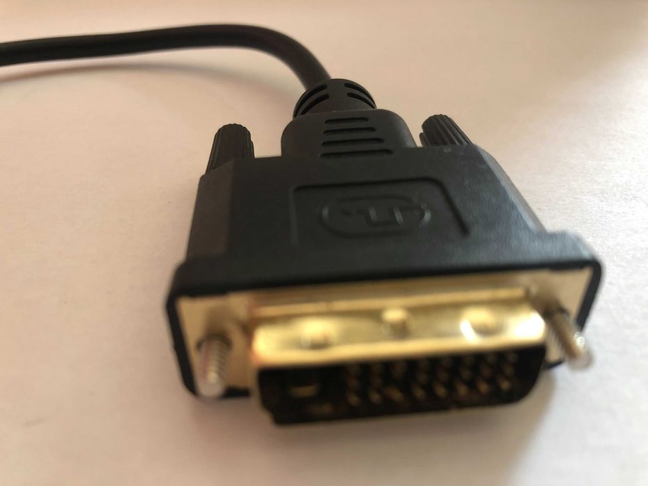 Adapter przejściówka wtyczka DVI-D 24+1 pin / gniazdo VGA monitora