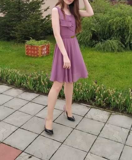 Ніжно-фіолетове плаття H&M
