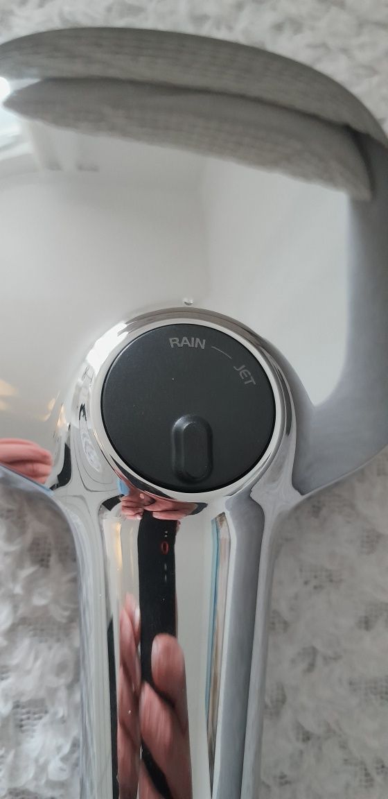 Słuchawka prysznicowa 2 strumienie Rain Jet chrom Vitalio Comfort 110