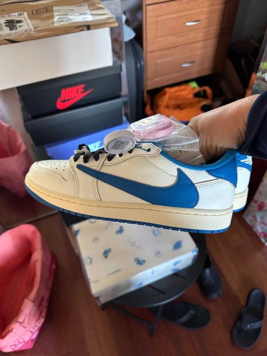 9 - Fragment Design x Travis Scott x Air Jordan 1 Retro OG SP Low Sail