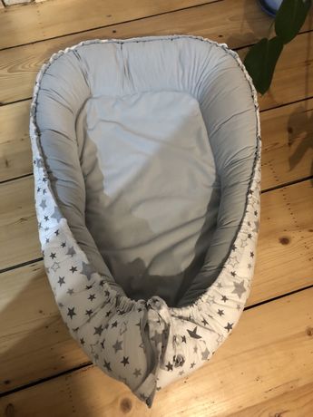 Kokon niemowlęcy dwustronny NOWY!!! + poduszka motylek gratis!