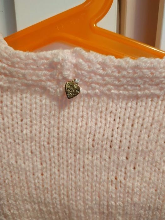 sweterek różowy 68
